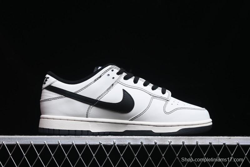 Nike Dunk Low Retro Panda Oxidized Vintage High Street Casual Sneakers - DD1391-100