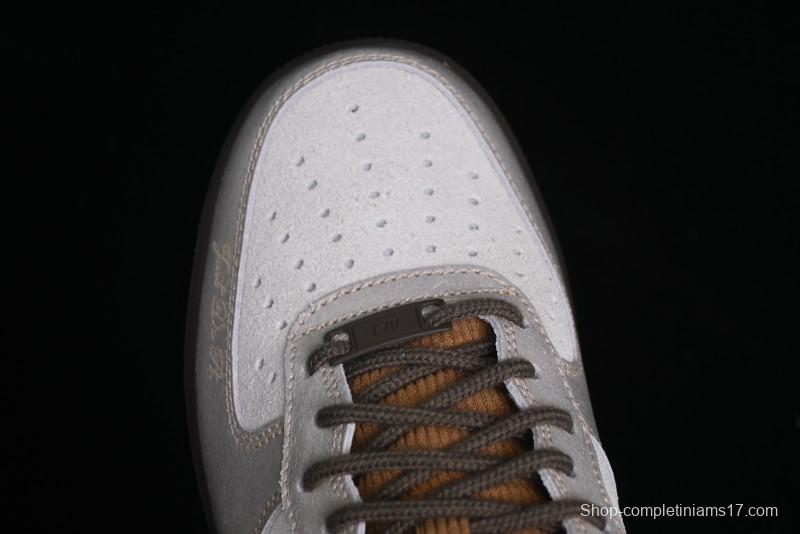 Nike Air Force 1 '07 Low Casual Sneakers with Full-Length Air Cushion - HQ3458-142