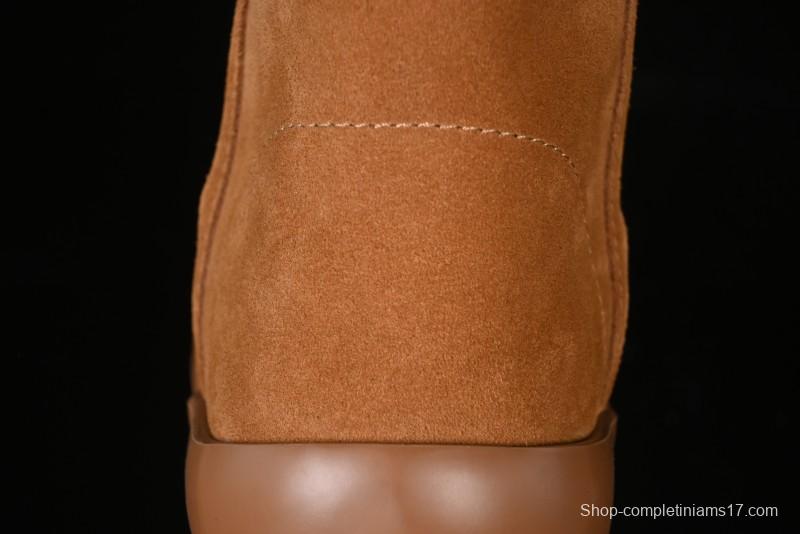 Bottega Veneta Snap Round Toe Slip-On Ankle Snow Boots - 578321