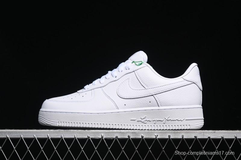 Nike Air Force 1 '07 Low Casual Sneakers with Full-Length Air Cushion - FV9918-100