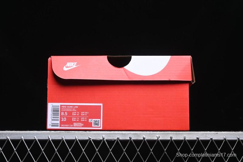 Nike Dunk Low High Street Minimalist Blue Panda Retro Low-Top Casual Sneakers - DD1503-119