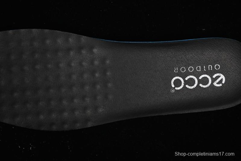 ECCO DRIVE Series Outdoor Waterproof Breathable Slip-Resistant Retro Fashion Patchwork Hiking Shoes - 88259401001