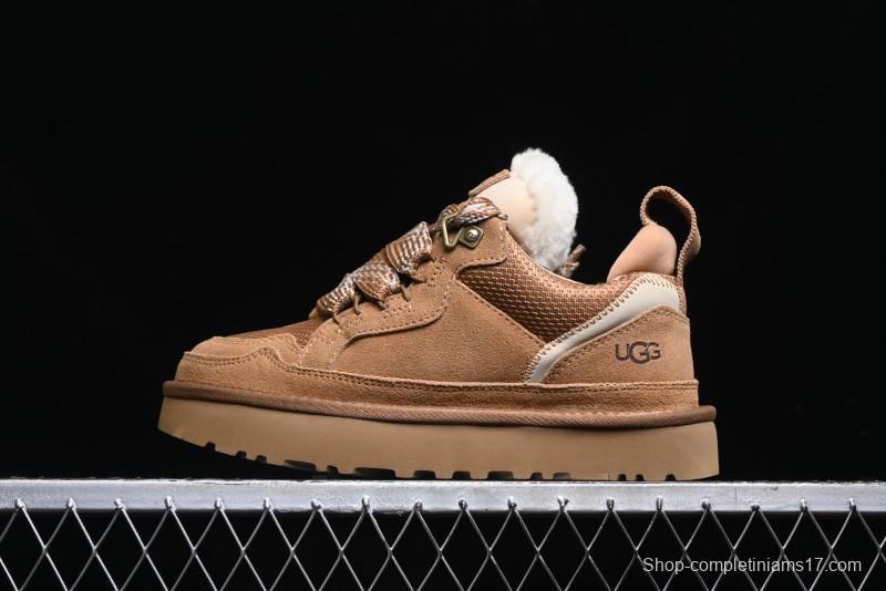 UGG Classic Ultra Mini Mel Dual Color Lace-Up Low-Top Casual Shoes - 1144032