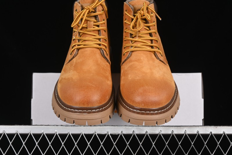 Timberland Classic Mid Waterproof Insulated Boot with Premium Suede Leather - TB10069-1YELLOW