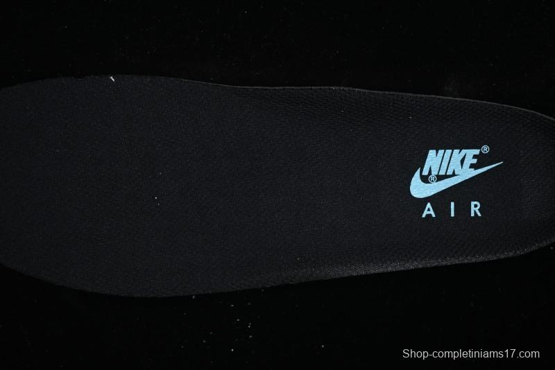 Nike Air Force 1 '07 Low Stussy Collaboration - Black Tiffany Low-Top Casual Sneakers - KK1988-030