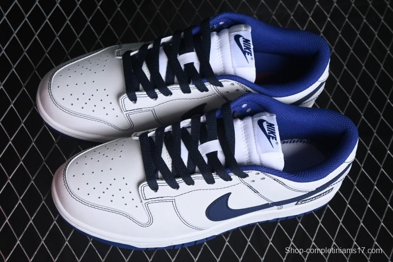 Nike Dunk Low High Street Minimalist Blue Panda Retro Low-Top Casual Sneakers - DD1503-119