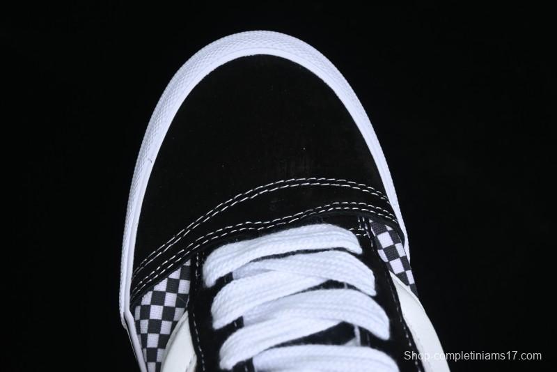 Vans Knu Skool Checkerboard Low Top Retro Casual Vulcanized Sneakers - VN0009QCIVG