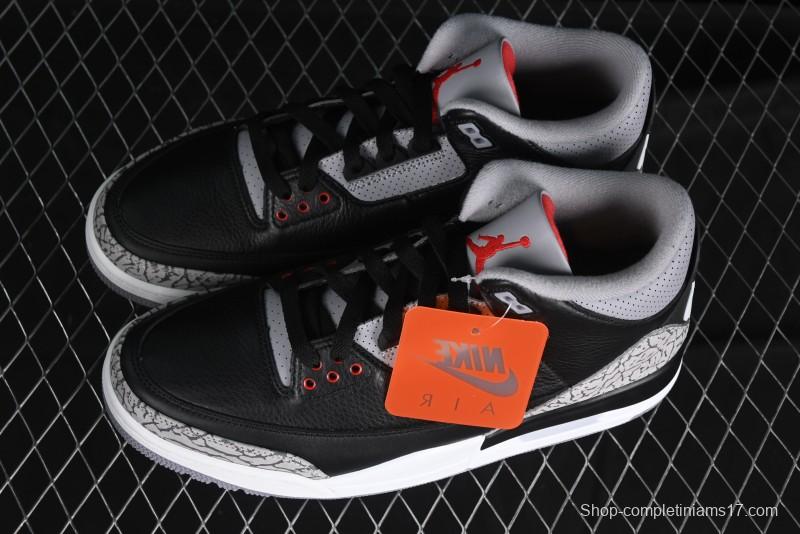 Nike Air Jordan 3 Retro "Black Cement" Basketball Shoes - DN3707-010