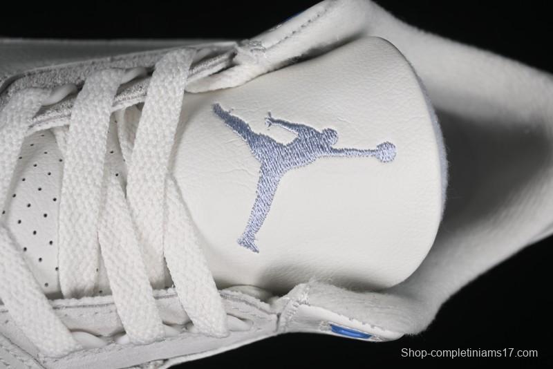 Nike Air Jordan 3 Retro "Lucky Shorts" Basketball Shoes with University Blue and White Colorway - CT8532-101