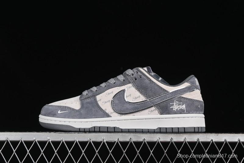 Nike SB Dunk Low Stussy Anniversary Edition Premium Customized Low-Top Casual Sneakers - XX2025-508