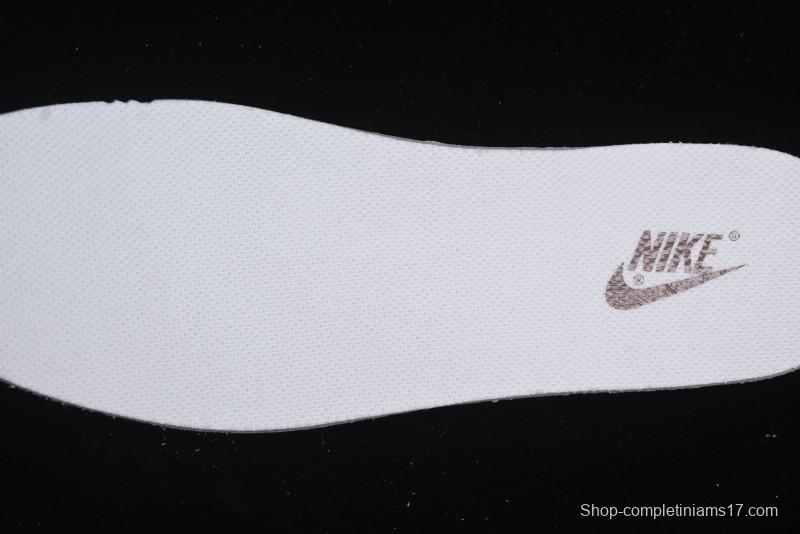 Nike SB Dunk Low Supreme Collaboration - White Brown Split Swoosh Anniversary High-End Custom Low-Top Casual Skate Shoes - BB8675-113