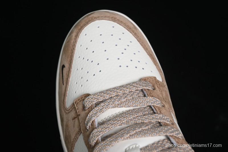 Nike SB Dunk Low The North Face Collaboration - Black White Brown Anniversary High-End Custom Low-Top Casual Skate Shoes - XS1086-004