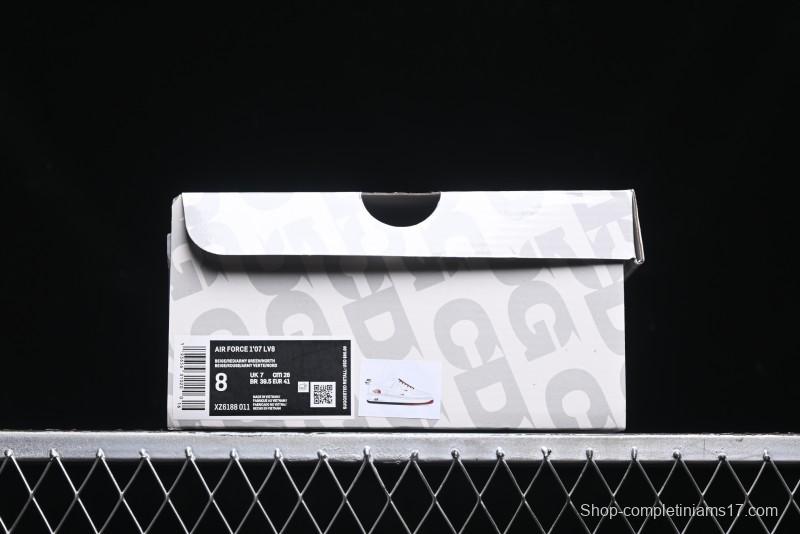 Nike Air Force 1 '07 Low The North Face Collaboration - Beige Red Green Color Block Low-Top Casual Sneakers - XZ6188-011