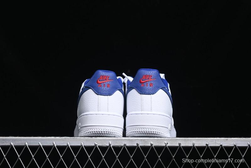 Nike Air Force 1 '07 Low Top Leather Casual Sneakers with Full-Length Air Cushion - CT3839-101