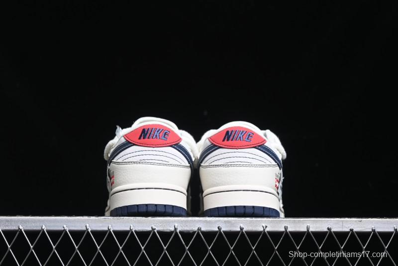 Nike SB Dunk Low Stone Island Anniversary Edition Customized Low-Top Casual Skate Shoes - YX5066-201