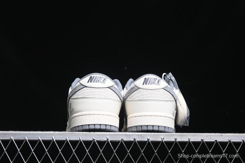 Nike SB Dunk Low UN Collaboration - Beige Grey Line Grey Sole Anniversary High-End Custom Low-Top Casual Skate Shoes - BB7518-003