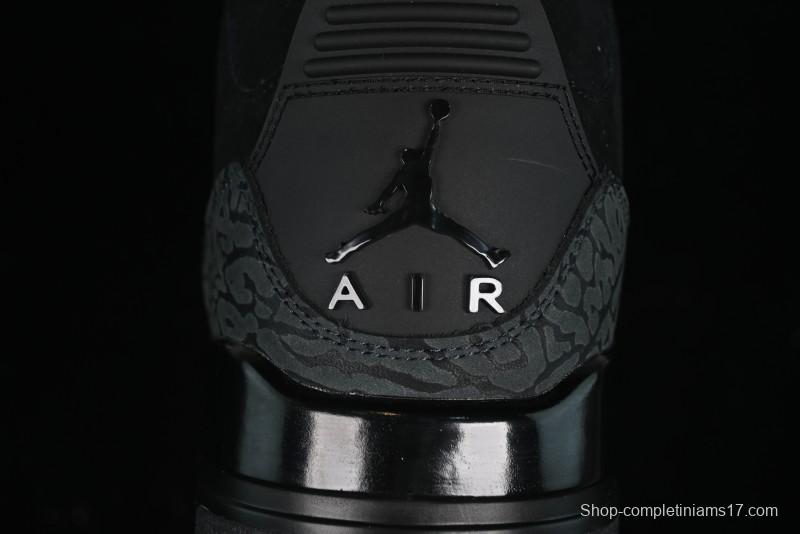 Nike Air Jordan 3 Retro Basketball Shoes in Midnight Black - CT8532-001