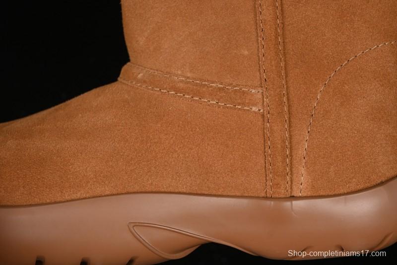 Bottega Veneta Snap Round Toe Slip-On Ankle Snow Boots - 578321