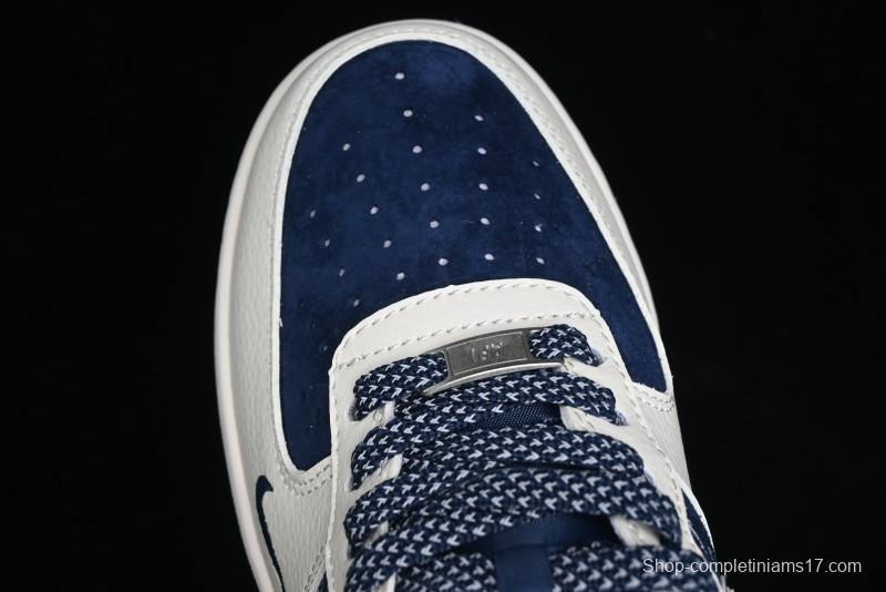 Nike Air Force 1 '07 Low Stussy Collaboration - White Black Sneakers - XZ6188-728