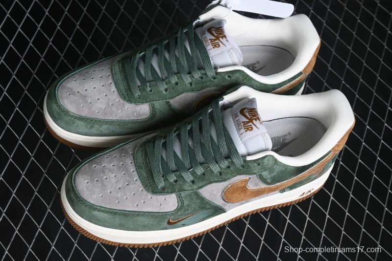 Nike Air Force 1 '07 Low UN Collaboration - Moss Green Low-Top Casual Sneakers - KK1988-022