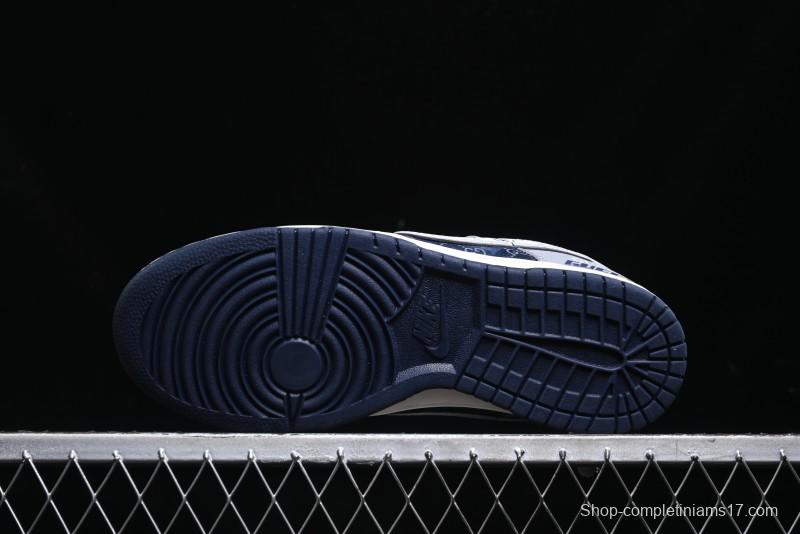 Nike SB Dunk Low Gucci Collaboration - Small Bee Pattern White Swoosh Anniversary High-End Custom Low-Top Casual Sneakers - FC1688-195