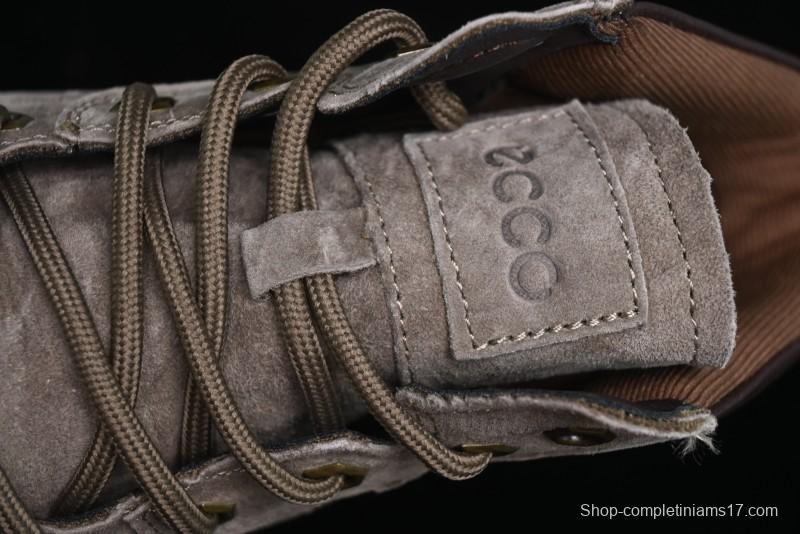 ECCO Cool Series Workwear Leather Anti-Slip Platform Chelsea Boots - 63890801001