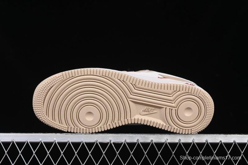 Nike Air Force 1 '07 Low The North Face Collaboration Casual Sneakers in Milk Tea - DM6688-048