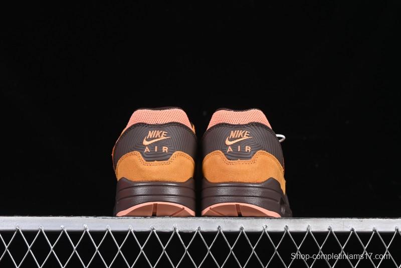 Nike Air Max 1 Retro Running Shoes with Half-Sole Air Cushion - HF7346-200