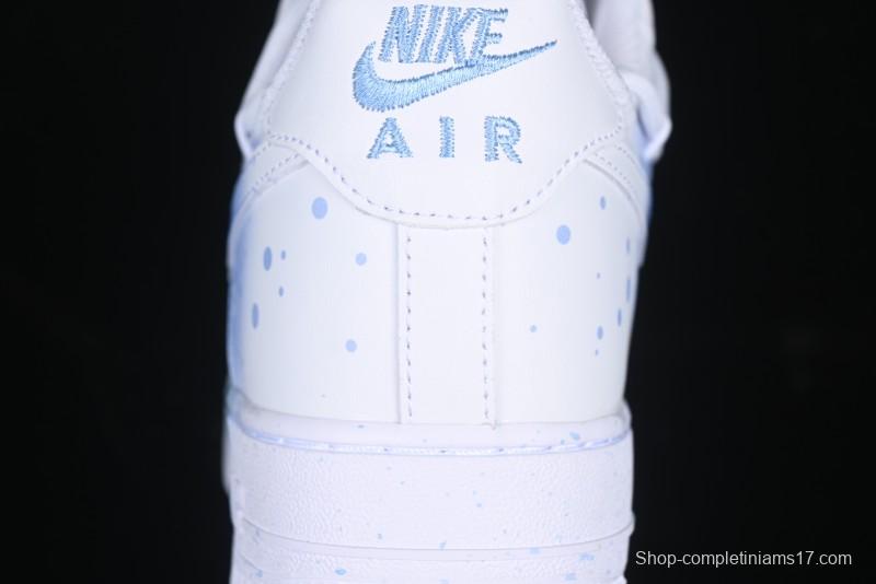 Nike Air Force 1 '07 Low Snow Tie-Dye Casual Sneakers with Lace-Up Closure - ZH0316-057