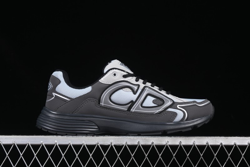Dior B30 Sneakers with Reflective CD30 Logo and Lightweight Rubber Sole - CD30