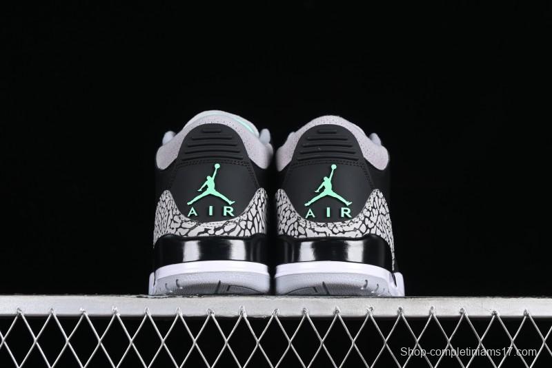 Nike Air Jordan 3 Retro Sneakers Green Glow - CT8532-031