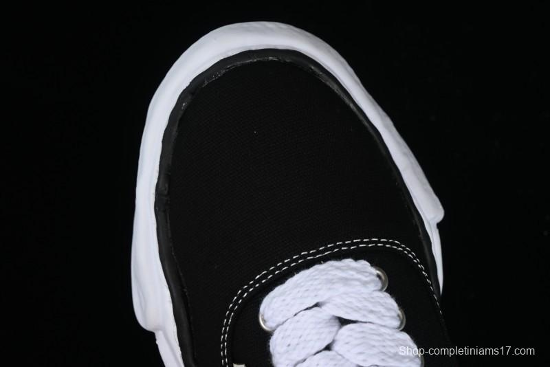 Wayne Original Sole Leather Low Sneaker with Deconstructed Ice Cream Sole - W.E5