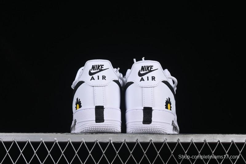 Nike Air Force 1'07 Low Custom 2D Daisy Graffiti Hand-Painted Casual Sneakers - CK0316-060