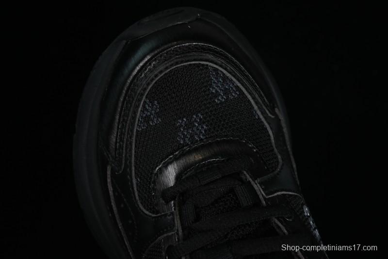 New York Yankees NY MLB Fast Ball Classic Monogram 24SS Retro Casual Running Shoes - 3ARNFSB4N07BKS