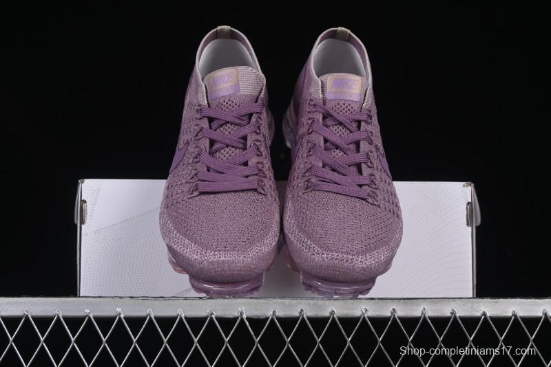 Nike Vapormax Flyknit Breathable Casual Running Shoes with Full-Length Air Cushion - 849557-500