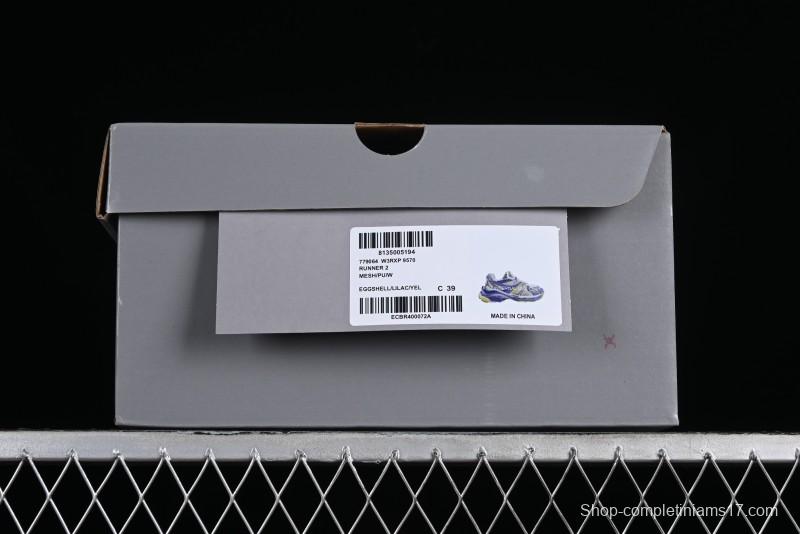 Balenciaga Runner Kith Four Color Retro Casual Shoes - W3RXP9570