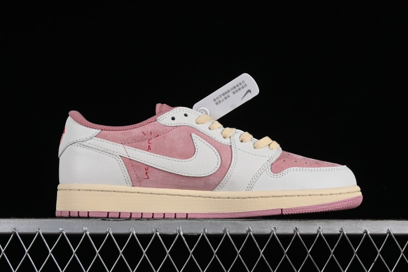 Nike Travis Scott x Air Jordan 1 Low OG AJ1 Reverse Swoosh Sneakers - DM7866-600