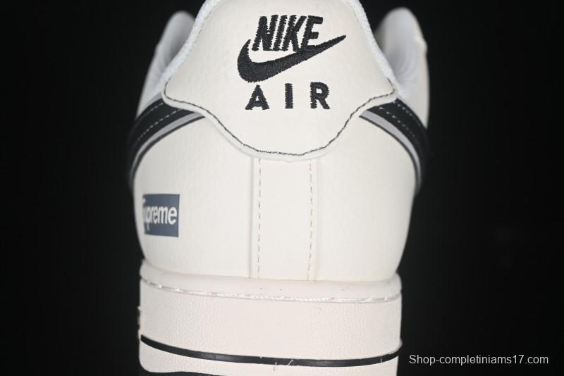 Nike Air Force 1 '07 Low Supreme Collaboration Two-Tone Beige Low-Top Casual Sneakers - XZ6188-362