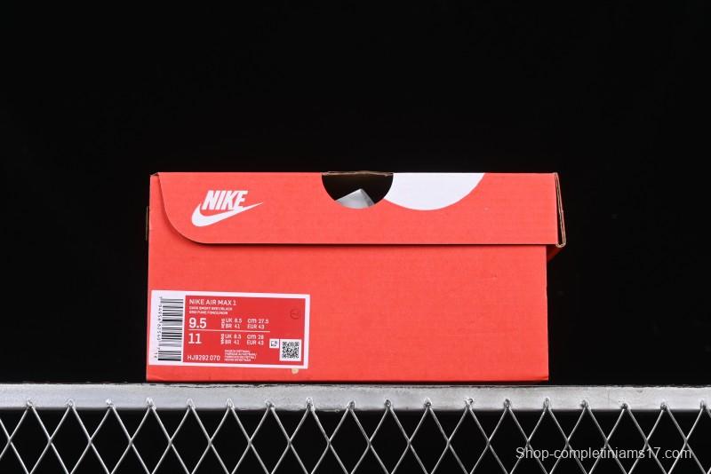 Nike Air Max 1 Retro Running Shoes with Half-Sole Air Cushion - HJ9292-070