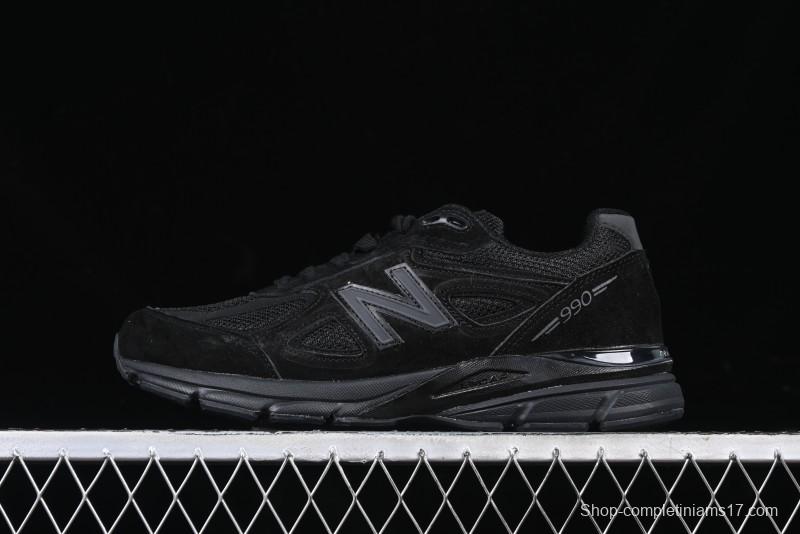 New Balance 990 Series Premium Retro Running Shoes with Carbon Midsole - M990BB4