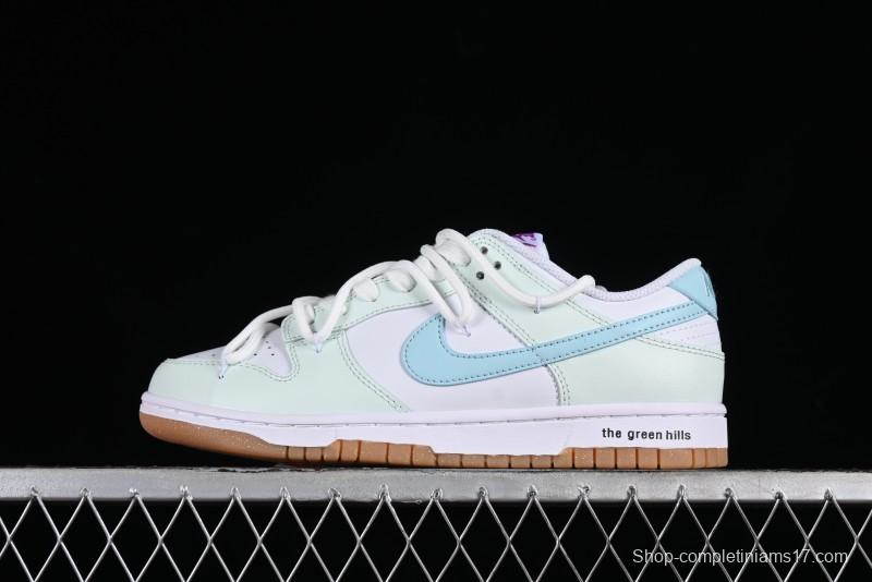 Nike Dunk Low Bubble Sea Salt SB Low-Top Casual Skate Shoes - FD9922-151