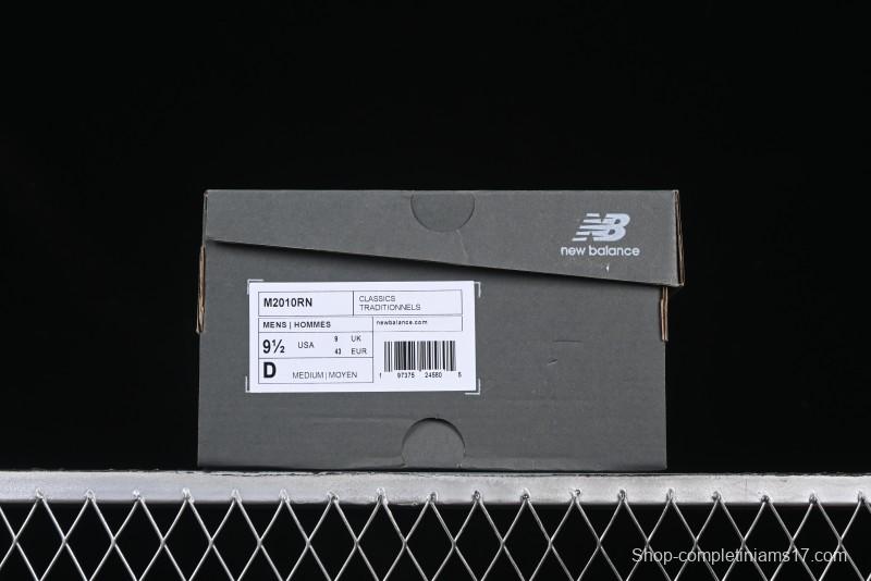 New Balance 2010 Series Retro Casual Running Shoes with Soft Suede and Nylon Mesh - M2010RN