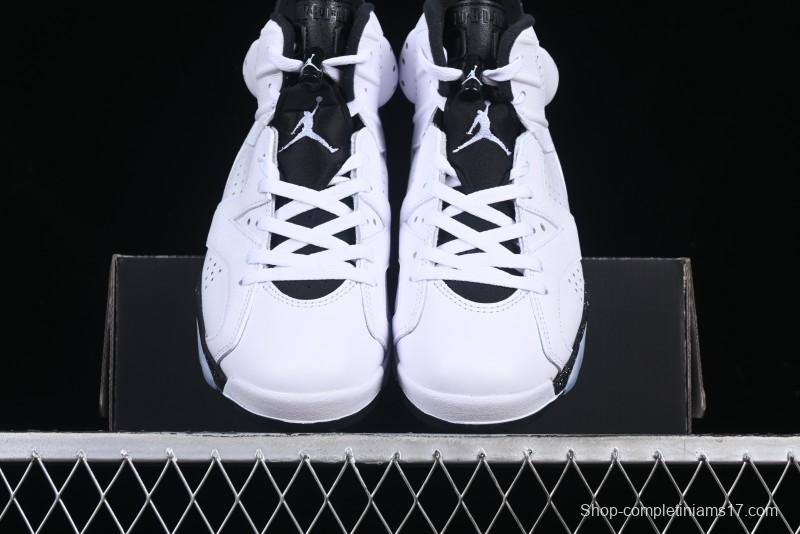 Nike Air Jordan 6 Retro White And Black Basketball Shoes - CT8529-112