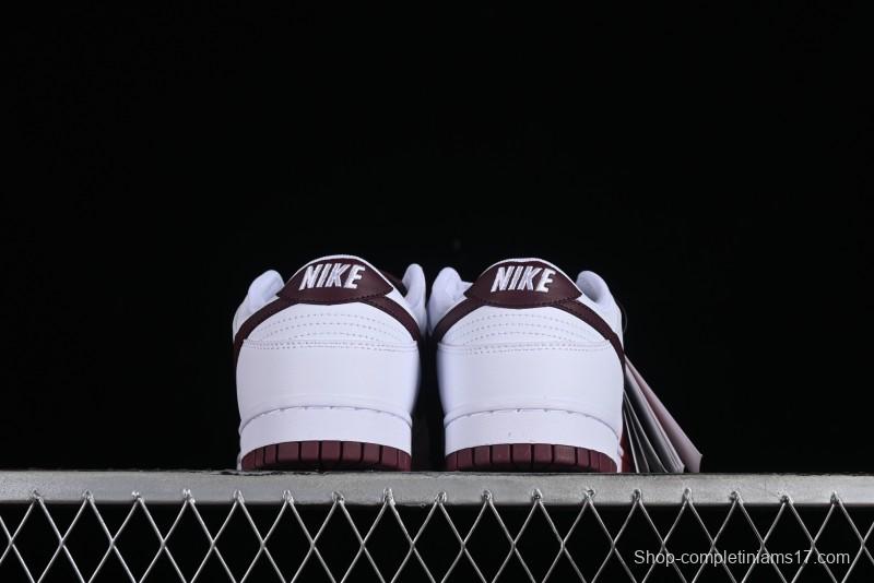 Nike SB Dunk Low White Red Colorway Low-Top Casual Skateboarding Shoes - DV0831-102