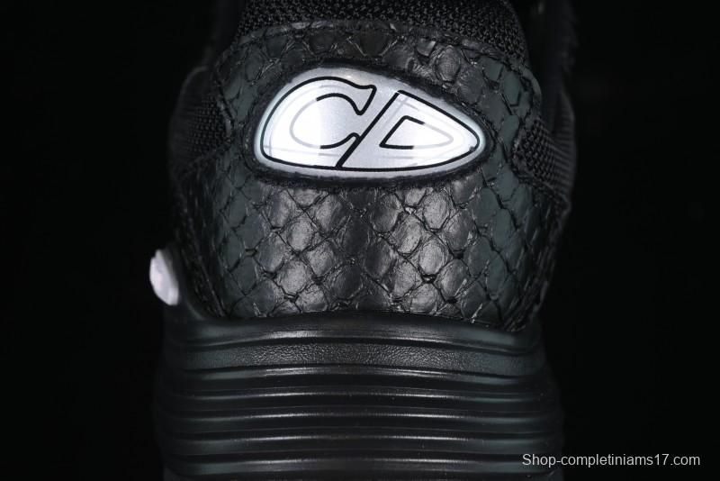 Dior B30 Sneakers with Reflective CD30 Logo and Lightweight Rubber Sole - CD30