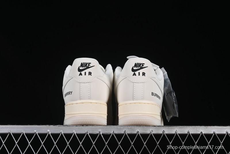 Nike Air Force 1 '07 Low Burberry Collaboration Off-White Crystal Low-Top Casual Sneakers - BB8588-226