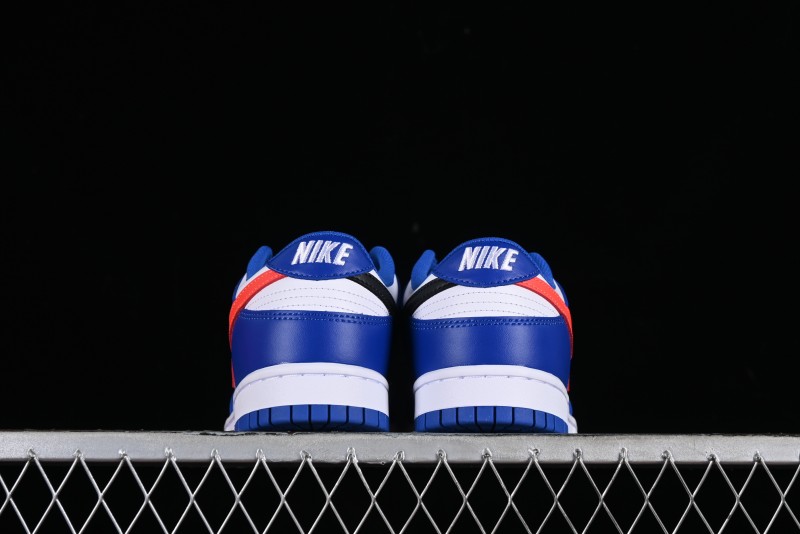 Nike Dunk Low SB Casual Skate Shoes in White Blue Red - CW1590-104