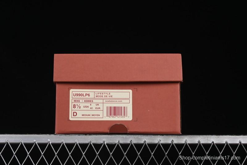 New Balance Made in USA M990 Series Premium Heritage Retro Running Shoes - U990LP6