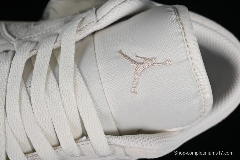 Nike Air Jordan 1 Low AJ1 Casual Sneakers in Earth Gray - FQ3055-100