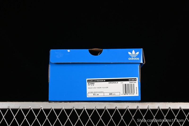 Adidas Originals Gazelle Indoor Retro Casual Slip-Resistant Low-Top Sneakers - IE2960